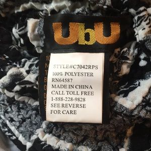 UBU Black white and grey reversible women's jacket